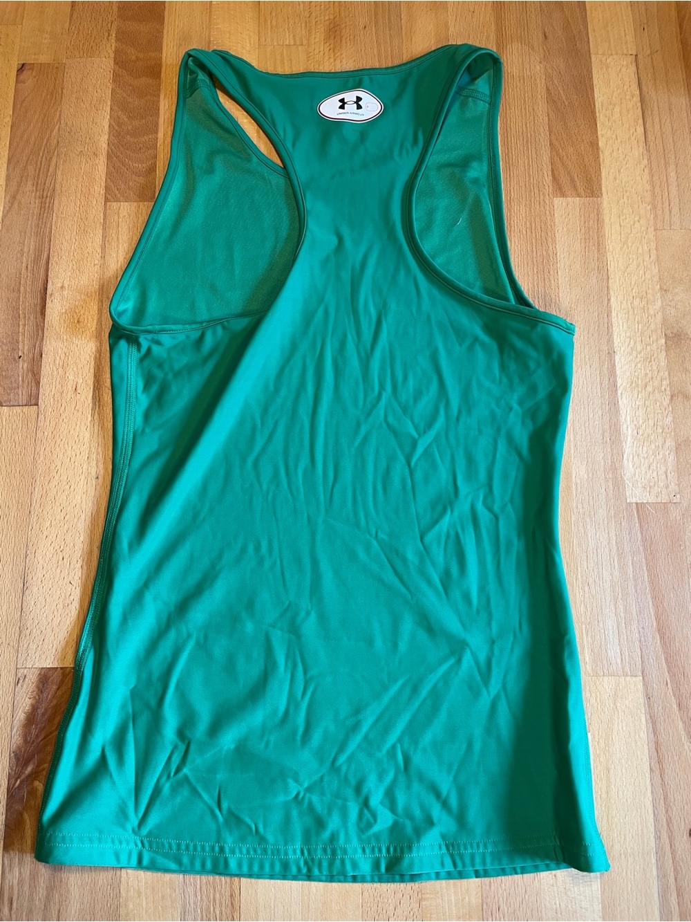 Under Armour Women's Teal Racerback Performance Tank - Picture 3 of 7